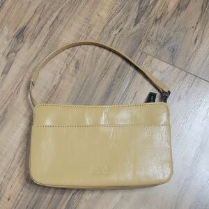 HOBO Tan Leather Wristlet